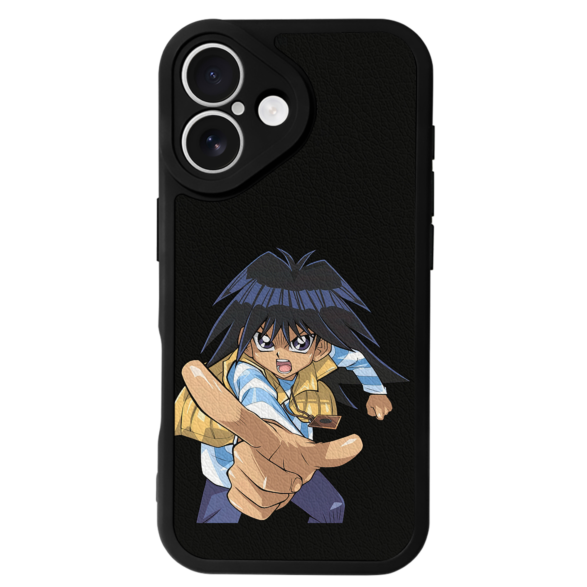 遊☆戯☆王 Yu-Gi-Oh! 【iPhone 16シリーズ対応】シリコンスマホケース（レザー調） 材質：シリコン